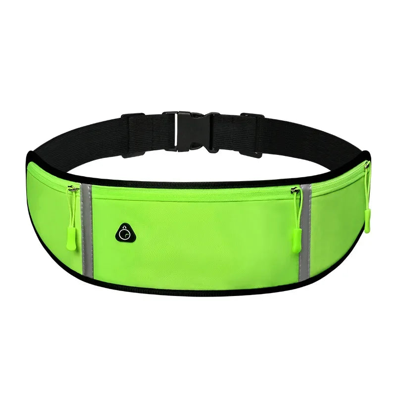 Sac de course de sport Hommes Femmes Sac de taille Pochette de téléphone portable Sac de ceinture invisible imperméable pour l'extérieur Sacs de sport de gym