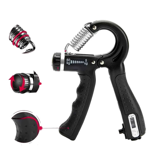 Pince de musculation réglable 5-60 kg pour le renforcement de la main et de l’avant-bras - Store fitness shop