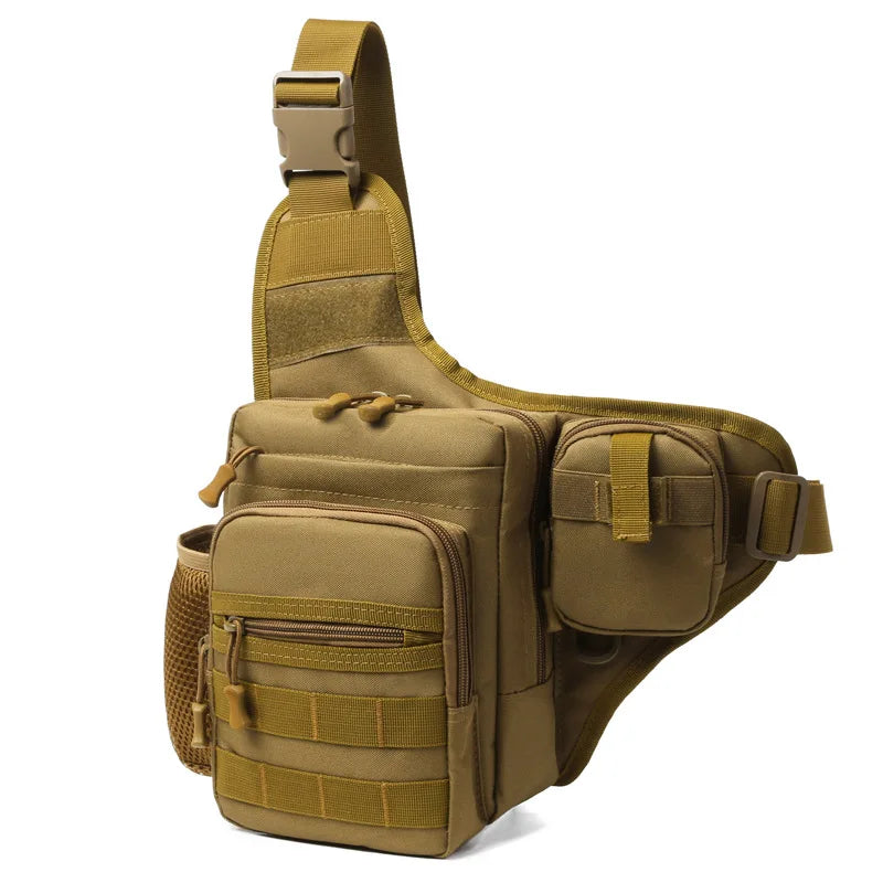 Camping Climbing Bag Chest Pouch For Men Cycling Hiking Travel Outdoor Sport Tactical Crossbody Molle Fishing Waist Fanny Pack