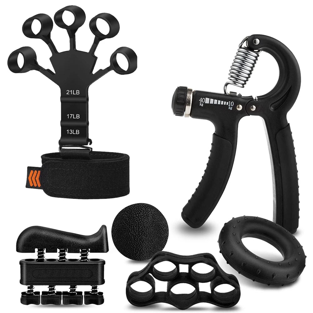 Adjustable 5-60Kg Heavy Hand Gripper Fitness Hand Exerciser Grip Wrist Training Finger Gripper Hand Strengthener For Patient