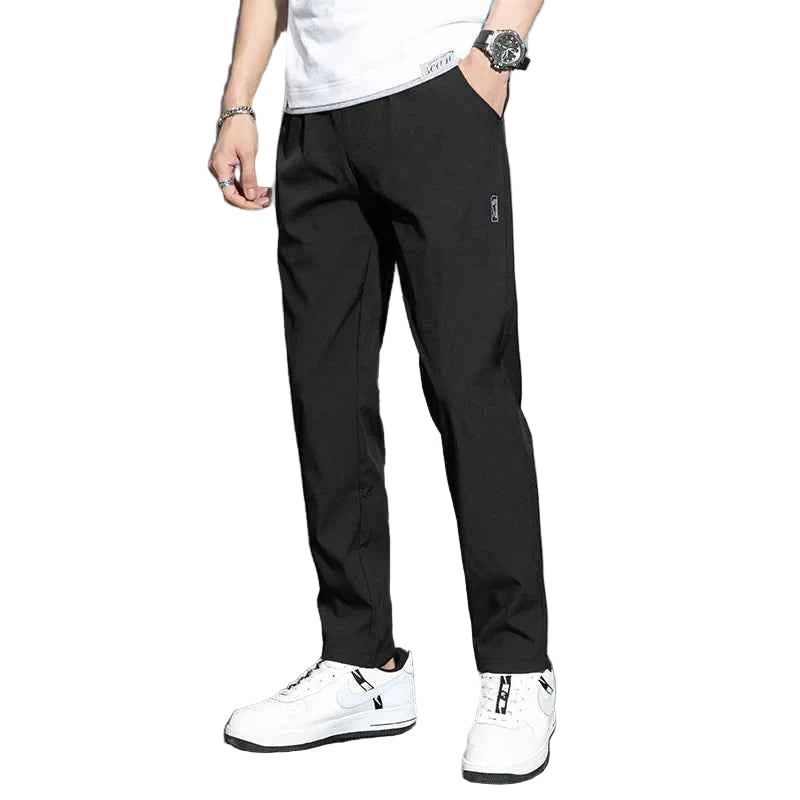 Pantalon noir homme élégant et polyvalent pour un confort optimal - Store fitness shop