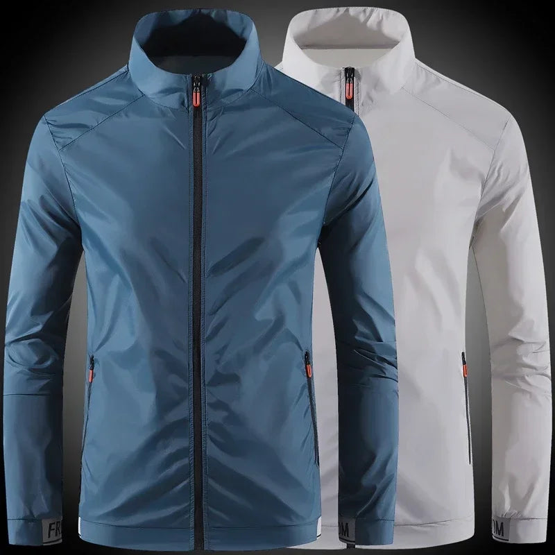 Veste imperméable de sport respirant pour hommes Protection UV