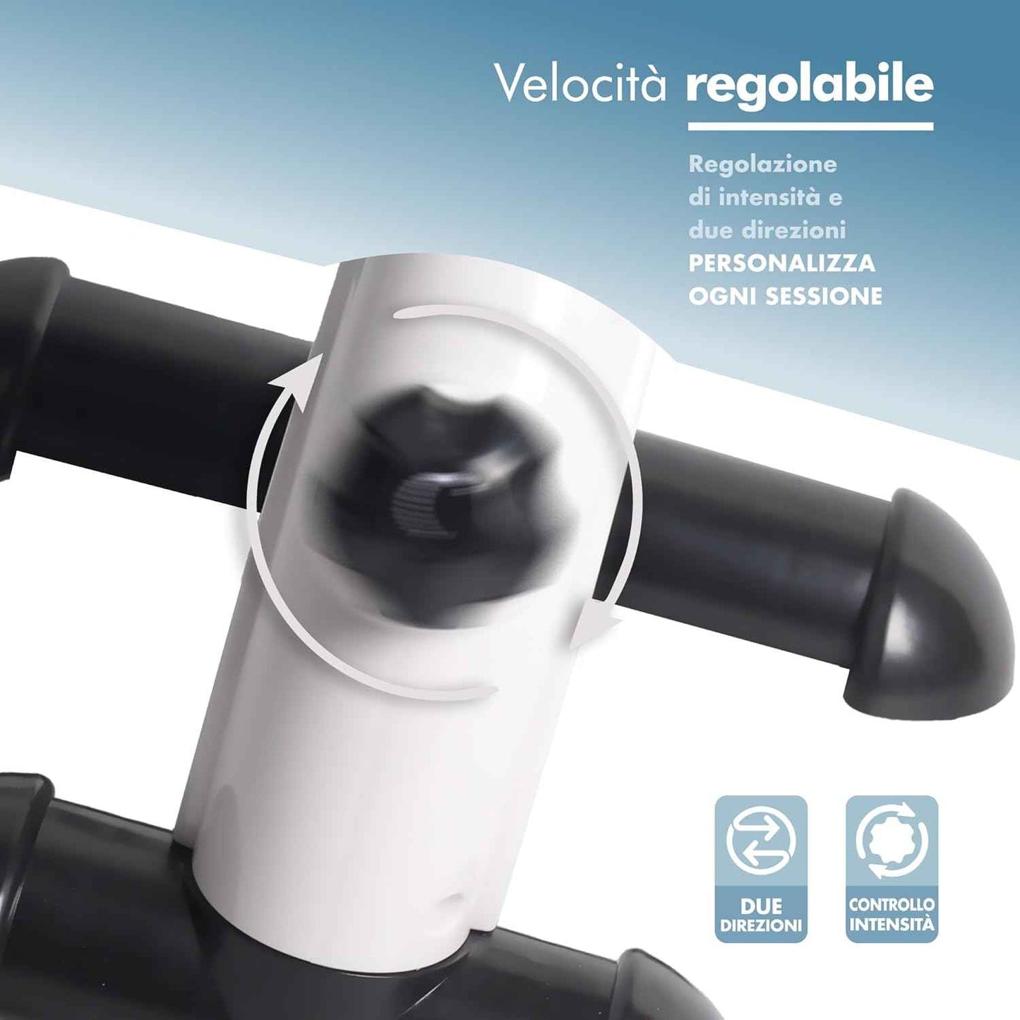 PORTENTUM Pedalier d’Appartement Senior avec écran LCD 6 Fonctions – Mini Velo Bras et Jambes Compact avec résistance réglable et poignée de Transport – Design Portable pour Sport Maison