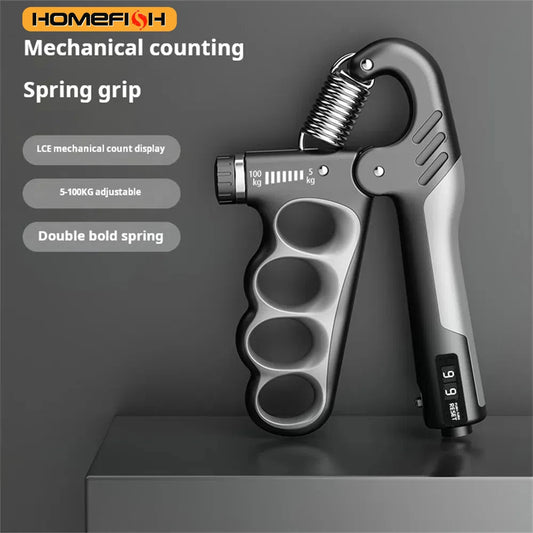 5-100Kg Pince à main Gym Poignet Expander Main Strengthener Adjustable Dynamometer