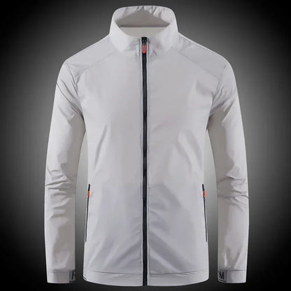 Veste imperméable de sport respirant pour hommes Protection UV