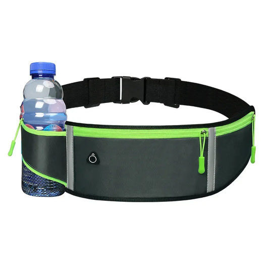 Sac de course de sport Hommes Femmes Sac de taille Pochette de téléphone portable Sac de ceinture invisible imperméable pour l'extérieur Sacs de sport de gym