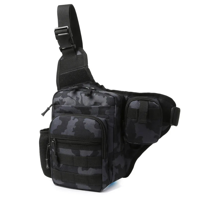 Camping Climbing Bag Chest Pouch For Men Cycling Hiking Travel Outdoor Sport Tactical Crossbody Molle Fishing Waist Fanny Pack