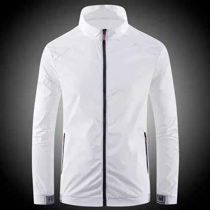 Veste imperméable de sport respirant pour hommes Protection UV