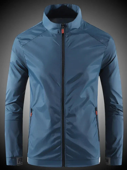 Veste imperméable de sport respirant pour hommes Protection UV